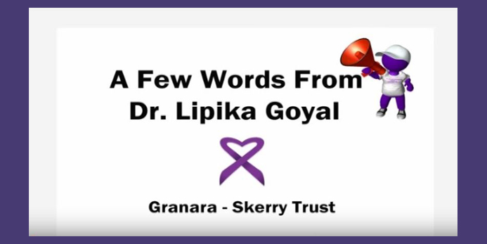 Dr. Lipika Goyal speaks at the GS-5K Walk/Run Sept 29, 2012